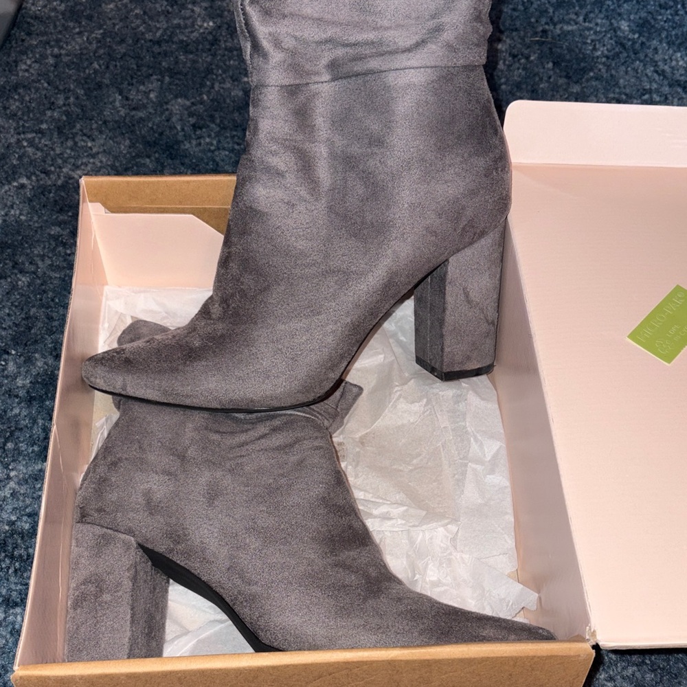 Gray Women's Ankle Boots size 8